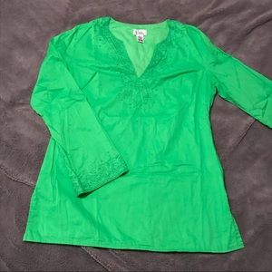 Lilly Pulitzer beaded tunic